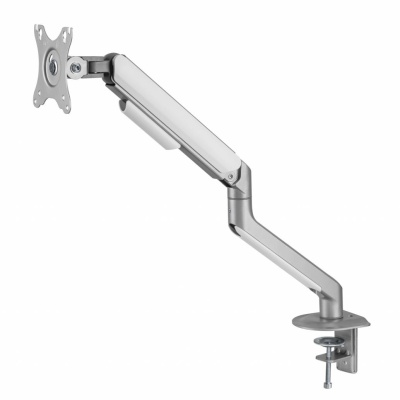 Suport monitor Serioux MM63-C012, compatibilitate dimensiune ecran 17"-32", greutate maximă suportata: (per ecran): 2~9kg, VESA: 75x75, 100x100, inclinare: +55°~-55°, pivotare: +90°~-90°, rotația ecranului: + 180°~-180°, instalare: clemă, grommet - Img 4