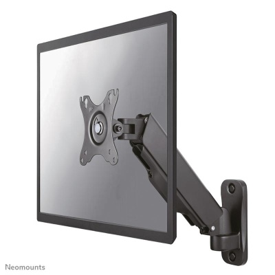 Suport perete Neomounts WL70-440BL11; pentru display-uri cu diagonale 17"-32", sistem de prindere VESA 75x75~100x100, greutate maxima suportata 9kg, full motion, tilt +90/-45°, swivel +/-180°, rotate 360°, inaltime reglabila manual 0-250mm; gas spring;