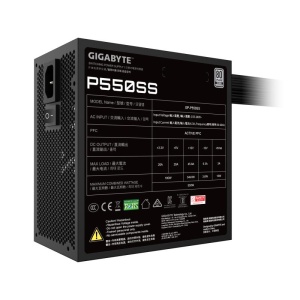 Sursa GIGABYTE P550SS 550W, Active PFC, ATX 12V, 80 PLUS SILVER, Eficienta 90%, protectii OVP/OPP/SCP/UVP/OCP/OTP - Img 8