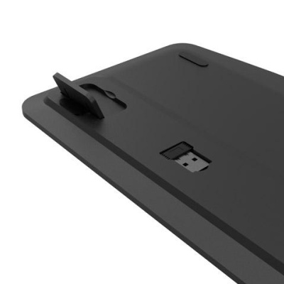 Tastatura wireless Natec TURBOT 2, material taste ABS, numar taste 90, mecanism taste X-Scissors, toucpad pentru smart TV inclus, negru - Img 6