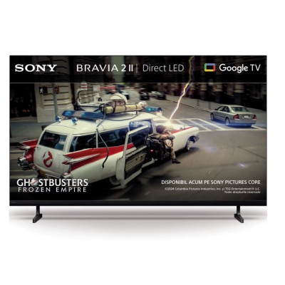 Televizor Sony BRAVIA 2 II LED 50S25M2, 126 cm, Smart Google TV, 4K Ultra HD, Clasa E (Model 2026)