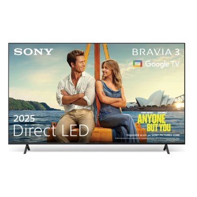 Televizor Sony BRAVIA 3 LED 50S39, 126 cm, Smart Google TV, 4K, Clasa E