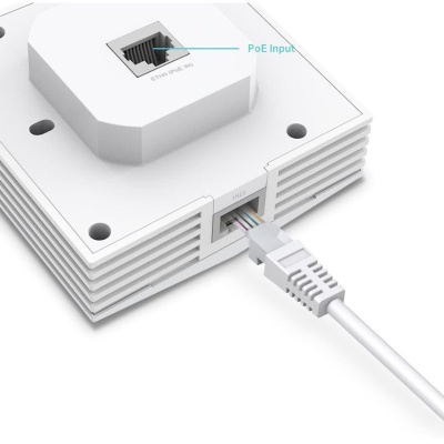 TP-Link Wireless Access Point EAP650-WALL, AX3000 Wireless Dual Band Indoor, 1× 10/100/1000 Mbps Ethernet Port, 1× 10/100/1000 Mbps Ethernet Port, Alimentator: 802.3af/at PoE, 2X antene interne, 5 GHz: Up to 2402 Mbps, 2.4 GHz: Up to 574 Mbps. - Img 4