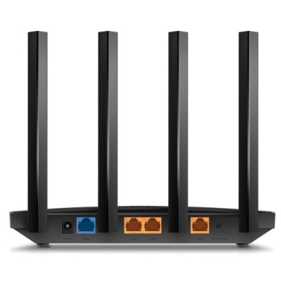 TP-LINK Wireless Router AX1500 WI-FI6, DUAL-BAND, ARCHER AX12; Standarde wireless: IEEE 802.11ax/ac/n/a 5 GHz, IEEE 802.11n/b/g 2.4 GHz, viteze wireless: 5 GHz: 1201 Mbps (802.11ax) 2.4 GHz: 300 Mbps (802.11n), 4 x antene fixe, mod router, mod access - Img 3