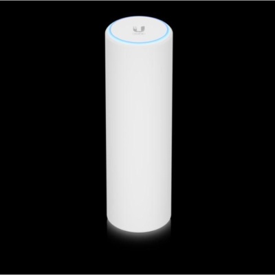 Ubiquiti Unifi U6-Mesh WIFI 6 access point, standard 802.11a/b/g WiFi 4/WiFi 5/WiFi 6 , interfata: 1x GbE RJ45, Bluetooth, protectie apa IPX5, alimentare: 802.3af PoE passive PoE, 48V, 0.32A adaptor PoE inclus, consum maxim: 11.4W, materiale: