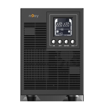 UPS nJoy Echo Pro 2000, 2000VA/1600W, On-line, LED, 3 prize Schuko - Img 2