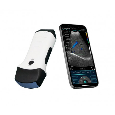 Ecograf portabil C10TX cap dual - convex și liniar