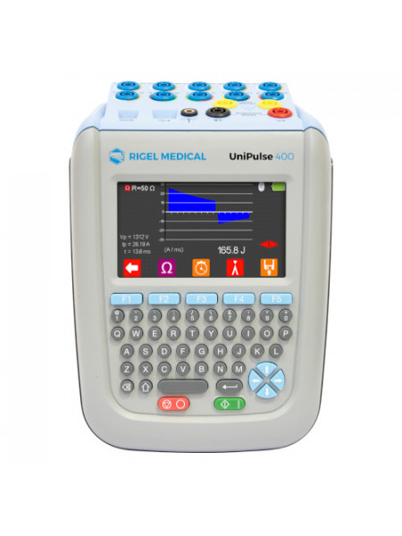 Rigel Uni-Pulse 400 defibrillator test analyzer