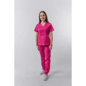 Costum medical cambrat pentru asistente - Medicalcorp.ro