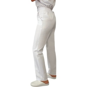 Pantalon Medical Alb Unisex – lateral pantalon - Medicalcorp.ro