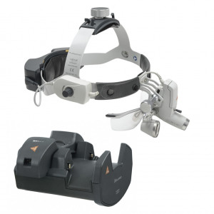 Kit lampă frontală ML4 LED - lupă HR + S-GUARD + încărcător perete  - Medicalcorp.ro