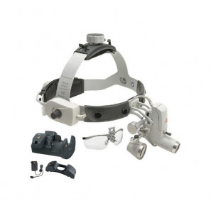 Kit lampă frontală ML4 LED - lupă HR + S-GUARD + încărcător perete - Medicalcorp.ro