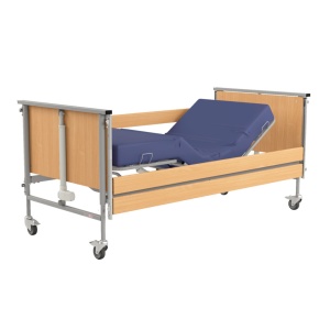 Pat pacient cu 3 secțiuni și acționare electrică, cu saltea inclusă - disponibil pe comanda la Medicalcorp.ro