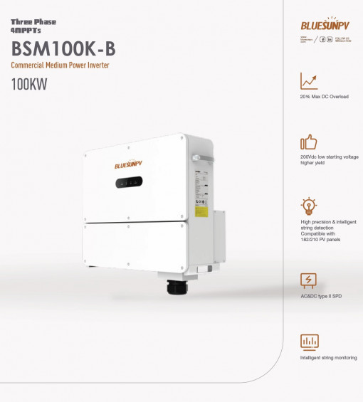 Инвертор Bluesun 100 kW onGrid