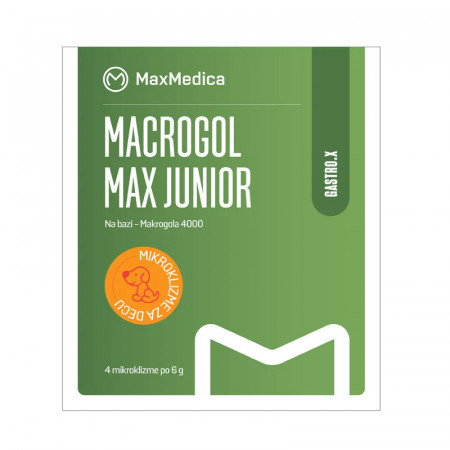 MAXMEDICA MACROGOL MAX JUNIOR 4X6G MIKROKLIZME