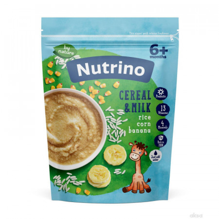 Nutrino mlečna kaša - pirinač, kukuruz i banana
