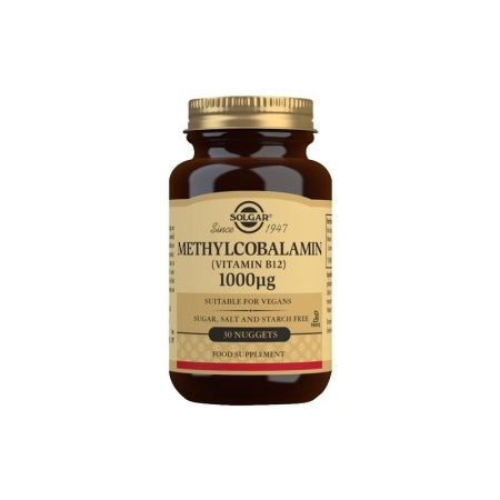 Solgar Methylcobalamin 1000 mcg 30 sublingvalnih tableta