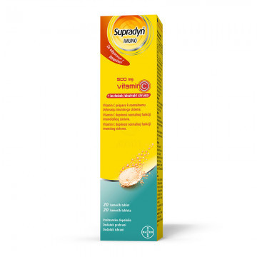 SUPRADYN IMUNO VITAMIN C 20 ŠUMEĆIH TABLETA