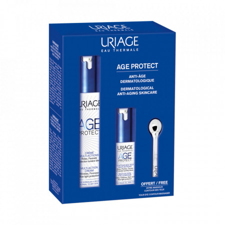 URIAGE PROMO AGE PROTECT KREMA 40ML + GRATIS AGE KREMA OKO OČIJU + MASAŽER