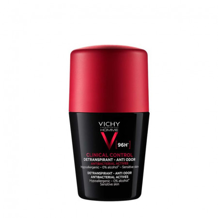 VICHY HOMME CLINICAL CONTROL Roll-on dezodorans protiv neprijatnih mirisa do 96h, 50 ml