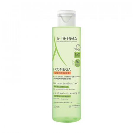 A-DERMA EXOMEGA CONTROL gel za pranje 2u1 200ml