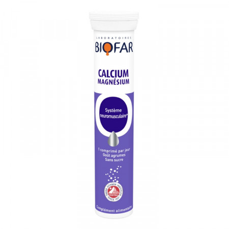 BIOFAR CALCIUM MAGNEZIJUM ŠUMEĆE TABLETE