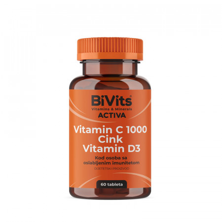 BiVits Vitamin C 1000 Cink Vitamin D3 1000