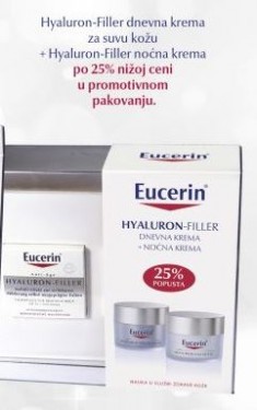 EUCERIN BOX HYALURON-FILLER DNEVNA I NOĆNA KREMA ZA SUVU KOŽU