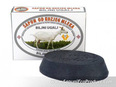 SAPUN OD KOZJEG MLEKA SA BILJNIM UGLJEM 75 G