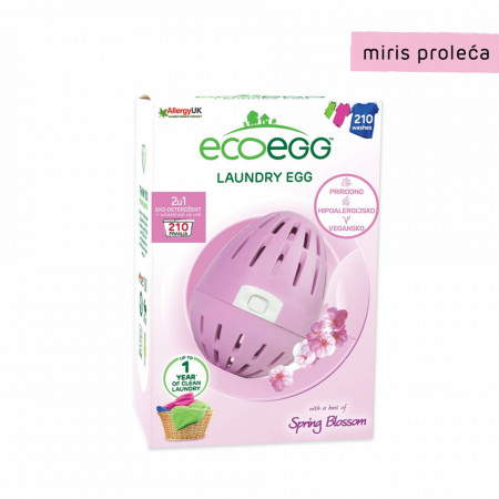ECOEGG 2u1 eko-deterdžent i omekšivač za veš, Miris proleća - 210 pranja