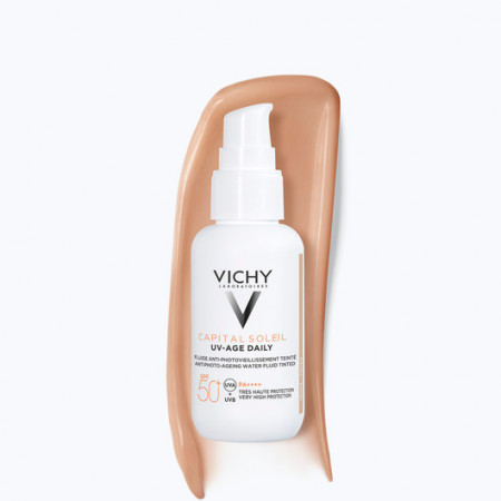 VICHY Capital Soleil UV AgeDaily Vodeni fluid protiv starenja toniran SPF50+ 40ml