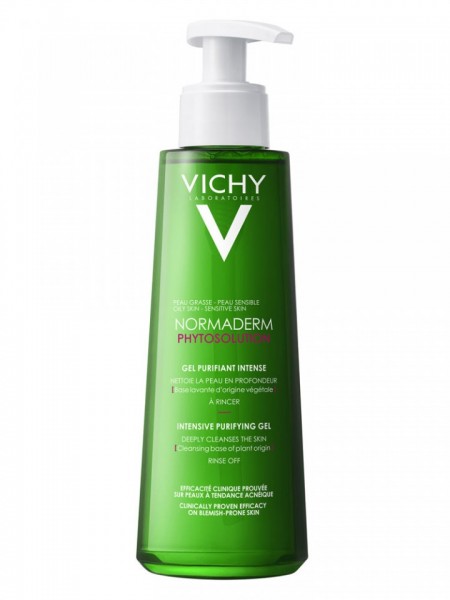VICHY NORMADERM PHYTOSOLUTION - Gel za dubinsko čišćenje masne i aknama sklone kože, 400 ml
