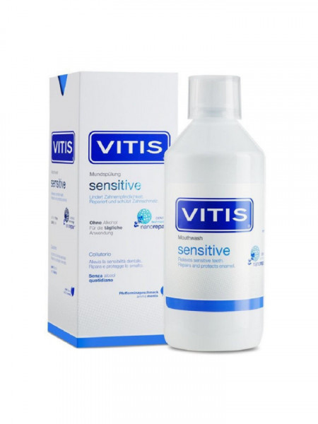 VITIS SENSITIVE RASTVOR ZA ISPIRANJE USTA 500ML