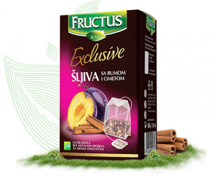 ČAJ SLJIVA SA RUMOM I CIMETOM 60G