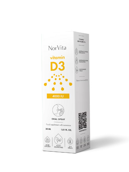 NorVita Vitamin D3 ORALNI SPREJ 30ml
