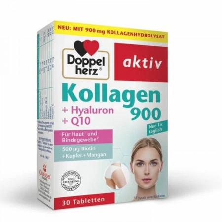 DOPPELHERZ AKTIV KOLAGEN 900 30 TABLETA