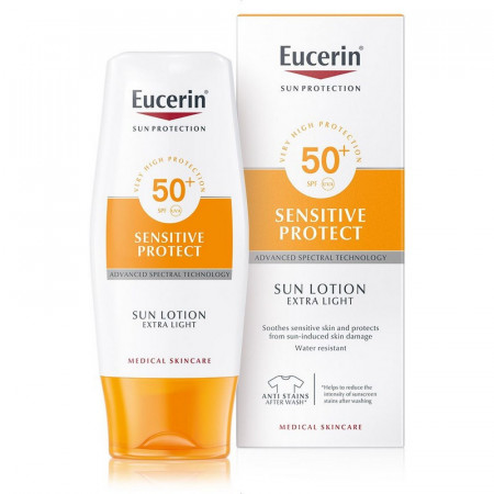 Eucerin Izrazito lagani losion za zaštitu osetljive kože od sunca SPF 50+ 150ml