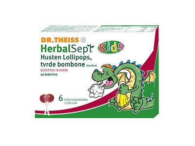 HERBAL SEPT LIZALICE PROTIV KAŠLJA 6 KOMADA