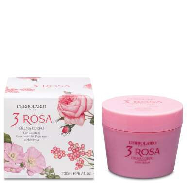 L'ERBOLARIO 3 ROSE KREMA ZA TELO 200ML