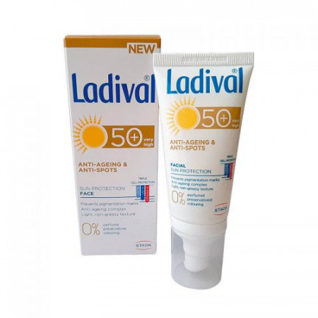 Ladival Anti-ageing & anti-spots krem gel 50+ spf za kožu lica (protiv pigmetacijskih fleka)