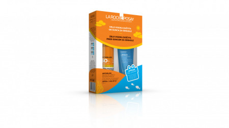 LA ROCHE POSAY ANTHELIOS BOX ANTHELIOS NEVIDLJIVI SPREJ + LIPIKAR GEL LAVANT 100ML