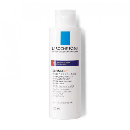 La Roche-Posay KERIUM DS Intenzivni šampon protiv perut i svraba s mikroljuštećom LHA, 125 ml