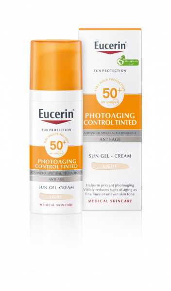Eucerin Anti-age Tonirana krema za zaštitu od sunca SPF 50+ Svetla