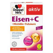 DOPPELHERZ AKTIV GVOŽDJE + VITAMIN C 30 TABLETA