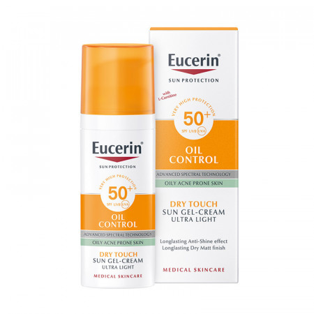 Eucerin Oil control za zaštitu masne kože od sunca SPF 50+ 50ml