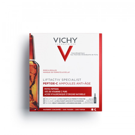 VICHY LIFTACTIV SPECIALIST PEPTIDE-C anti-ageing ampule za korekciju tankih bora, čvrstine i blistavosti kože, 10 ampula