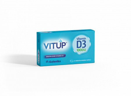 VITUP D3 1000 IJ 30 KAPSULA