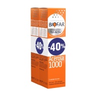 Biofar Tri-Activ Vitamin C 1000mg Acerola, 15 šumećih tableta, DUO Pack