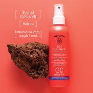 Apivita Bee sun safe lagani brzo upijajuću sprej za lice i telo spf30+ 200ml - Img 2