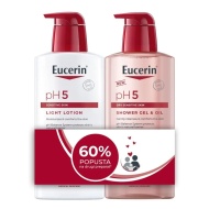 Eucerin pH5 lagani losion + gel 400ml + 400ml promo pakovanje